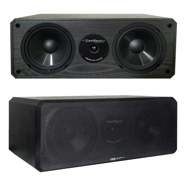 BIC America DV62CLR-S Venturi DV62CLR-S 175-Watt 3-Driver 2-Way Center Channel Speaker