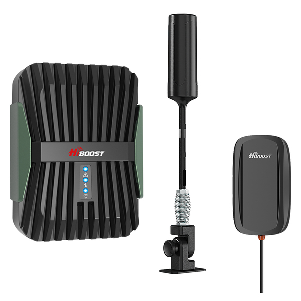 HiBoost C30B-5S-BTW.EX MobileLink Adventurer In-Vehicle Cellular Signal Booster for Trucks, Semi-Trucks, and Off-Road Vehicles, 5G, C30B-5S-BTW.EX