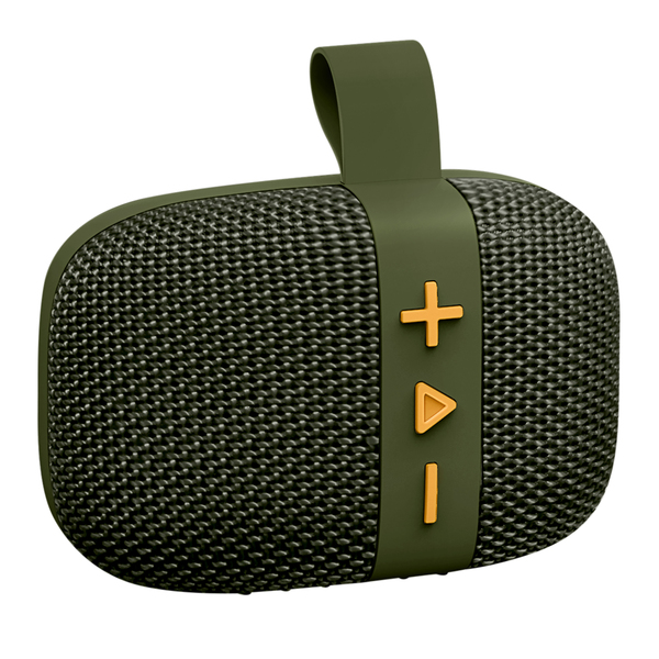 STUDIO PRO by FISHER SBT294GRN ECO GO Waterproof Portable Bluetooth Speaker with FM Radio, SBT294 (Green)