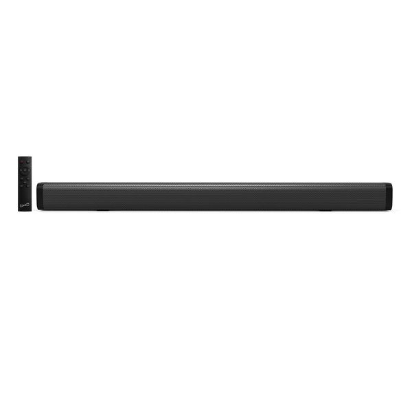 Supersonic SC-1420SB 2.0-Channel 24-Watt 30.7-In. Low-Profile Sound Bar with Bluetooth, HDMI ARC, Optical, Aux, and Remote, SC-1420SB