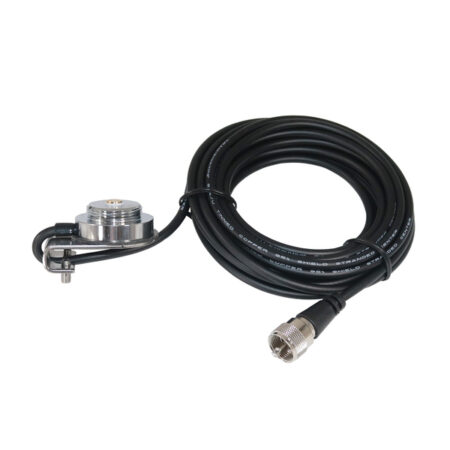 Browning BR1020 -UHF Adjustable NMO Trunk Mount with Preinstalled UHF PL-259 Connector, Fits up to 3/8-In. Surfaces, BR1020-UHF